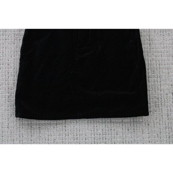 Rag & Bone Velvet Dive Mini Skirt Womens Size 24 Black Solid Casual Cotton - Picture 3 of 7